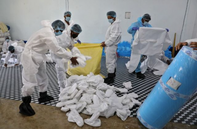 facing shortages india bets on china for swift ramp up of protective health gear sources