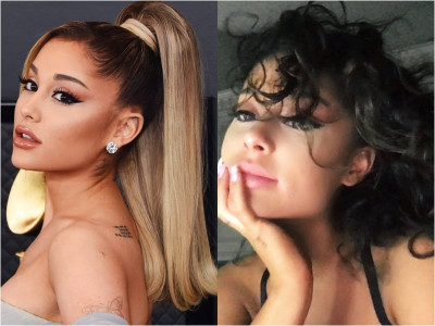ariana grande finally reveals her natural hair