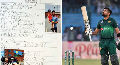 five year old boy s essay on babar azam takes internet by storm five year old boy s essay on babar azam takes internet by storm