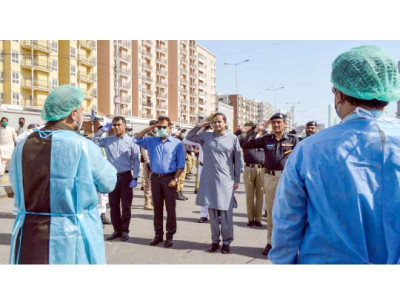wahab pays tribute to doctors law enforcers wahab pays tribute to doctors law enforcers