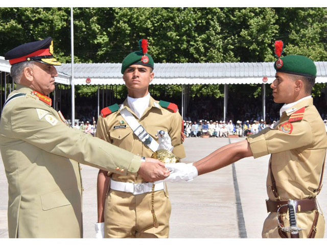 passing out parade of 141 cadets held at pma