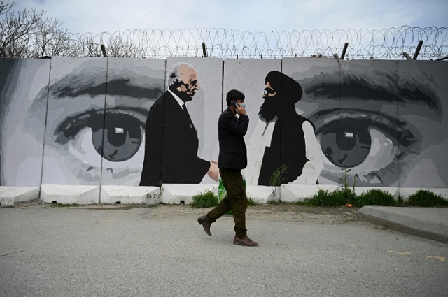 the taliban 039 s political spokesperson has blamed the administration of afghan president ashraf ghani for delaying the prisoner release photo afp