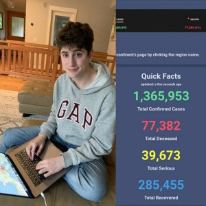 17 year old creates world s biggest online coronavirus tracker