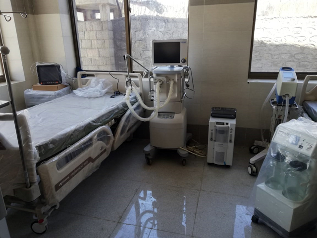 a well equipped health facility is built with donations to combat the deadly virus photo express