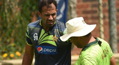 wahab riaz requests waqar younis to go easy on him