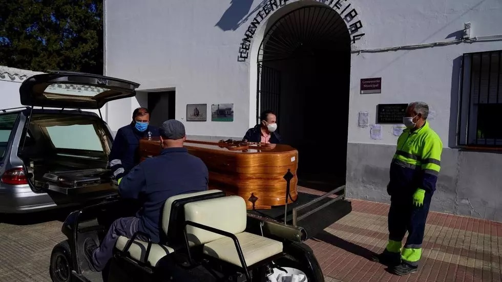 known for its vineyards tomelloso would normally be gearing up for its end of april festival photo afp