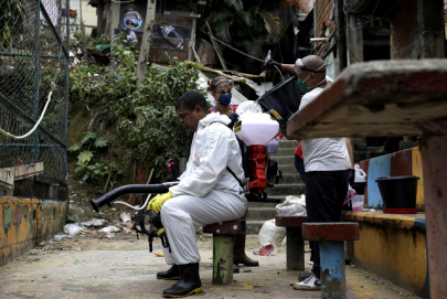 brazil ghostbuster deep cleans favela streets to fight coronavirus brazil ghostbuster deep cleans favela streets to fight coronavirus