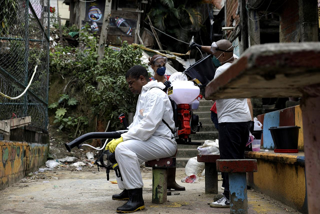 brazil ghostbuster deep cleans favela streets to fight coronavirus