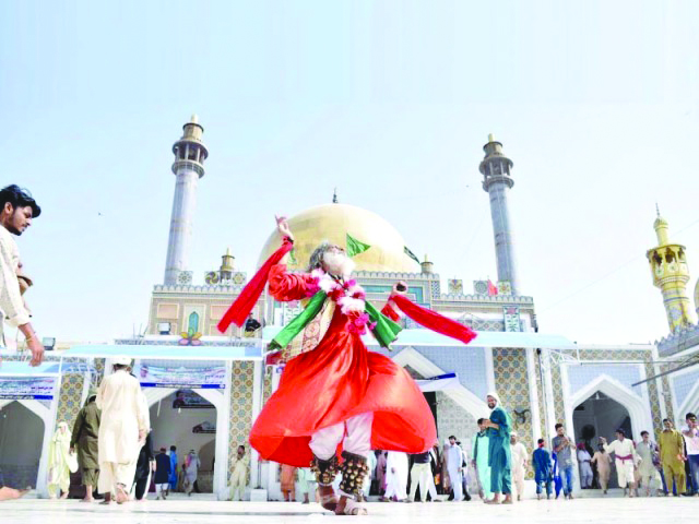 lal shahbaz qalandar s urs slip by without usual celebrations