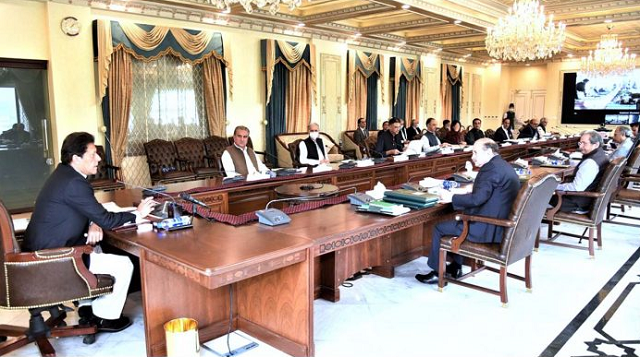 pm imran khan chairs a federal cabinet meeting in islamabad on tuesday photo app