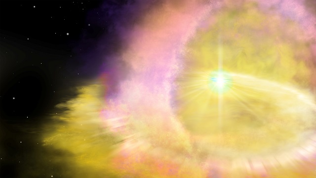 an artist 039 s impression of supernova sn2016aps provided by northwestern university april 13 2020 photo reuters