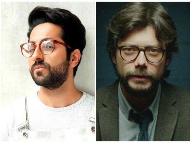 ayushmann khurrana wants to be the professor from money heist