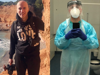 award winning syrian filmmaker becomes hospital cleaner amid covid 19