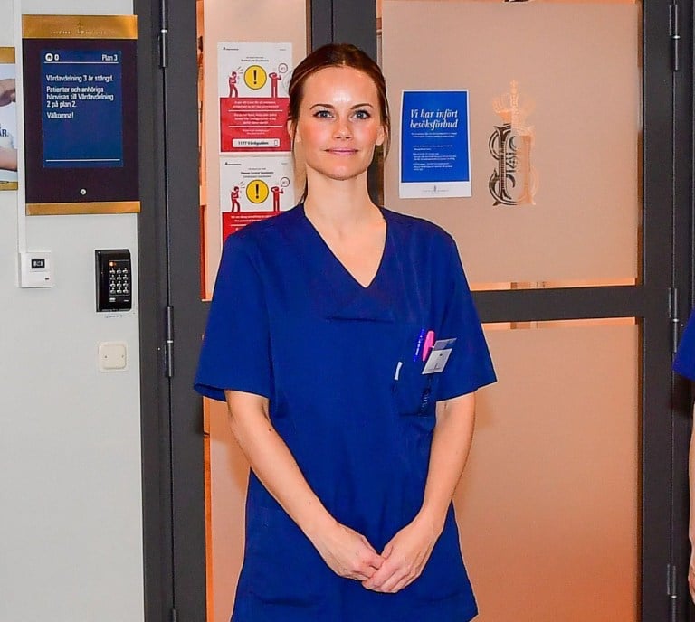 princess sofia of sweden becomes a nurse to help fight covid 19