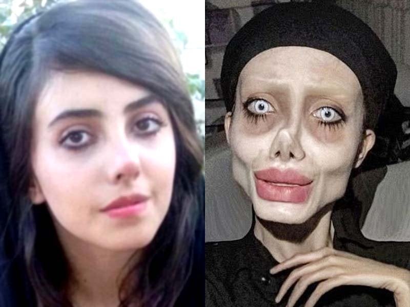22 year old shot to prominence after posting images of her eerily gaunt face photo instagram sahar tabar