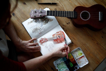 artist tells lockdown story in watercolour artist tells lockdown story in watercolour