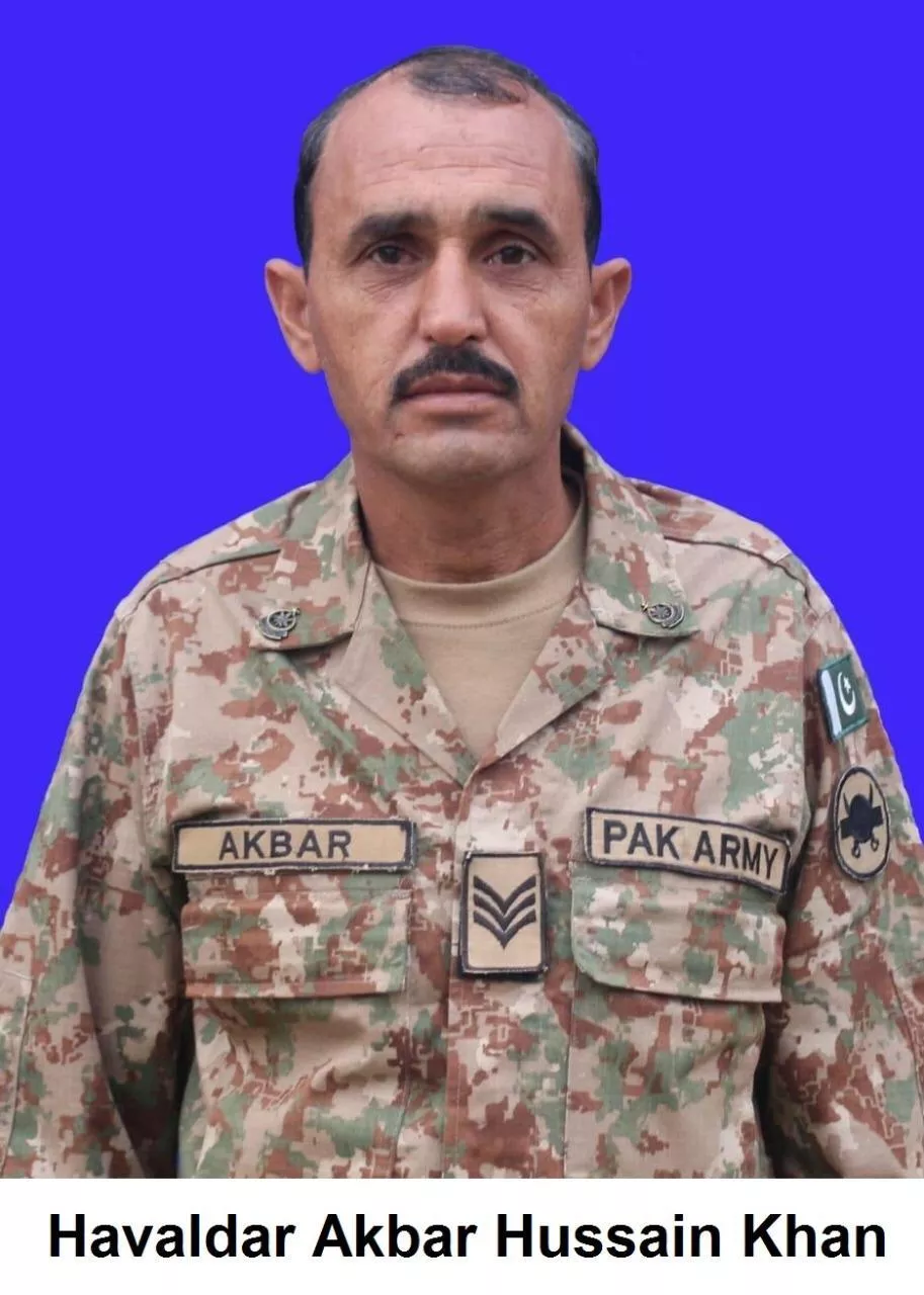 havaldar akbar hussain khan shaheed photo ispr