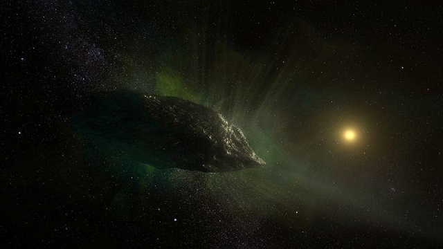 the interstellar comet 2i borisov travels through our solar system in an artist 039 s impression obtained by reuters photo reuters