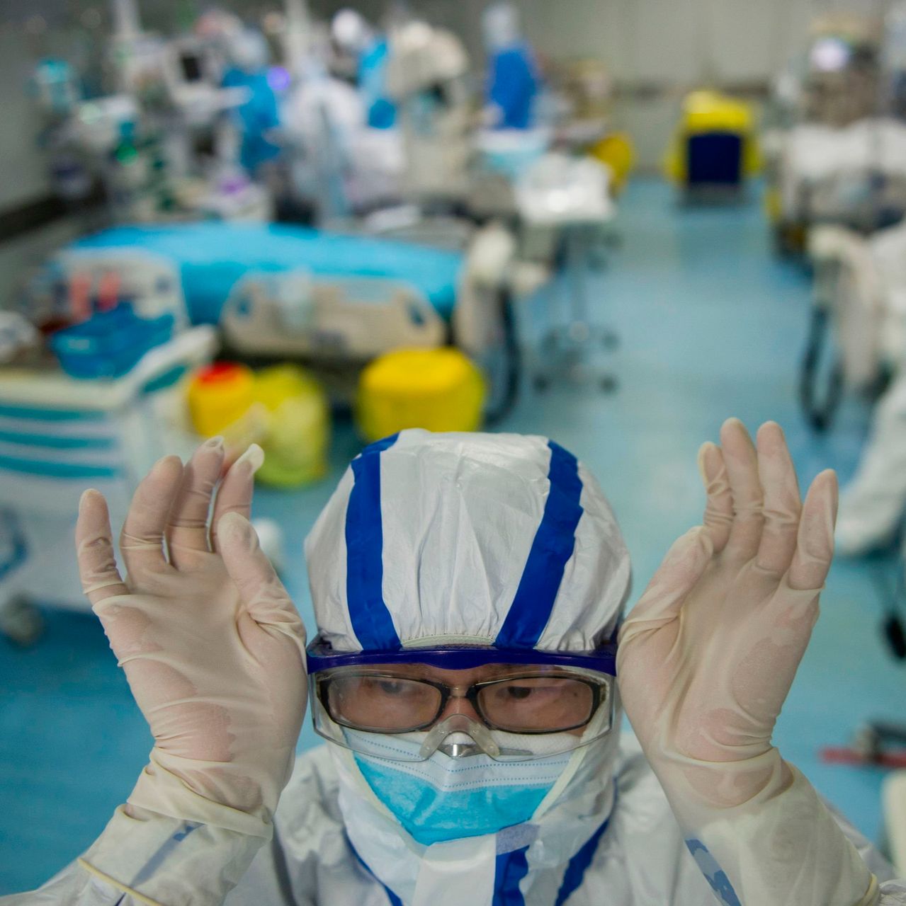 no testing kits safety gear at lyari general hospital