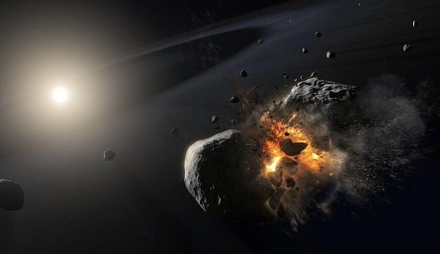 artist 039 s impression of a collision of two icy asteroid sized bodies orbiting the bright star fomalhaut about 25 light years from earth photo reuters artist 039 s impression of a collision of two icy asteroid sized bodies orbiting the bright star fomalhaut about 25 light years from earth photo reuters