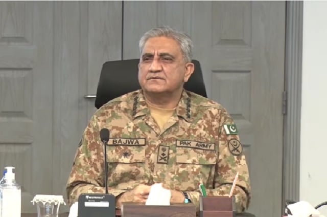 general qamar visits ncoc lauds its remarkable efforts for formulating and implementing covid 19 response screengrab