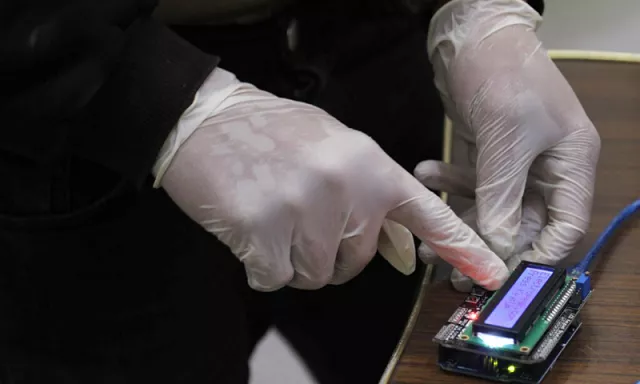 a volunteer wearing gloves builds a prototype ventilator to help combat the coronavirus disease covid 19 in the rebel held idlib city syria april 21 2020 photo reuters