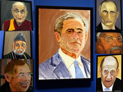 painting happy portraits won t erase your past george w bush painting happy portraits won t erase your past george w bush