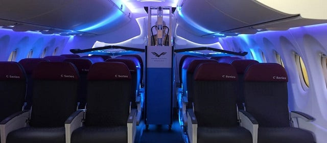 a device called the germfalcon which looks like an airline food cart with wings uses ultraviolet light to detect germs and sanitize planes is pictured in this undated handout courtesy dimer uvc innovations photo reuters a device called the germfalcon which looks like an airline food cart with wings uses ultraviolet light to detect germs and sanitize planes is pictured in this undated handout courtesy dimer uvc innovations photo reuters