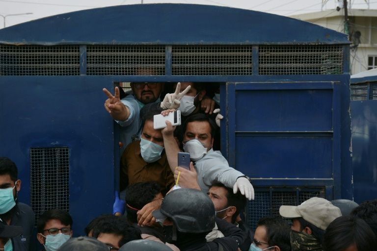 yda medics on hunger strike in punjab photo reuters