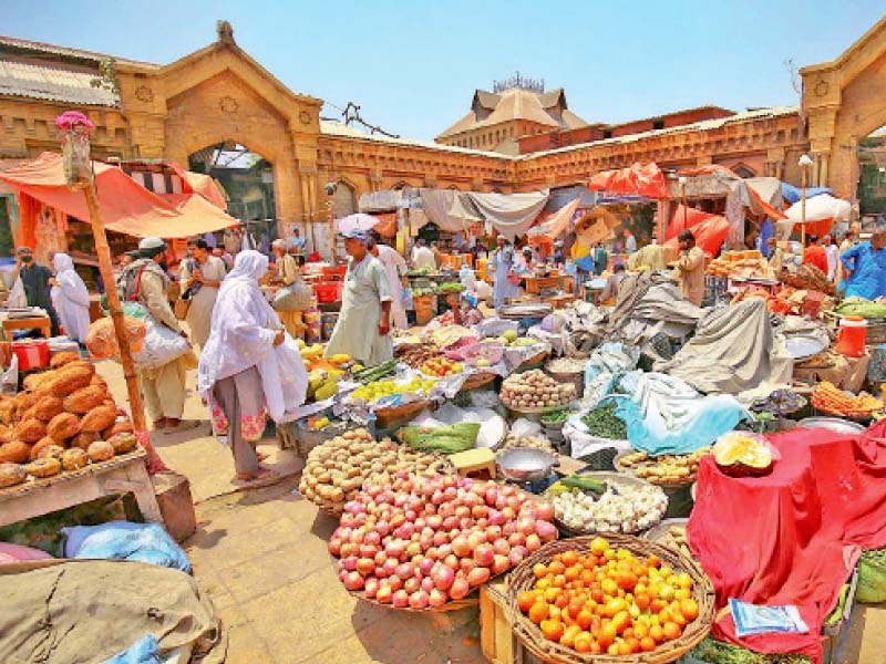 food prices have soared with the advent of ramazan even as thousands of people struggle to make ends meet during the ongoing lockdown photo inp