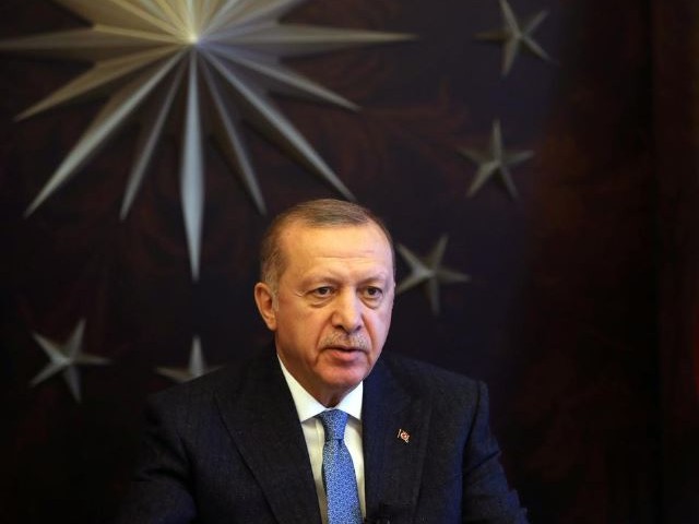 turkish president tayyip erdogan attends a videoconference with g20 leaders to discuss the coronavirus disease covid 19 outbreak at huber mansion in istanbul turkey photo reuters file