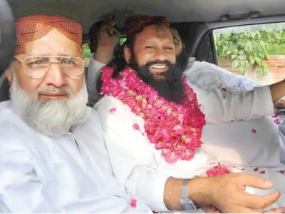looming storm banned outfit s leader whips up crowds in khairpur
