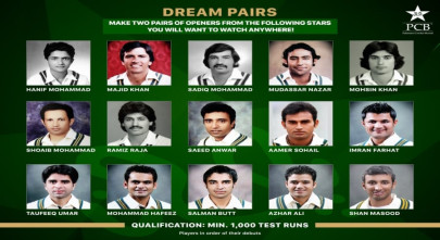 pakistan cricketers name their dream opening pairs pakistan cricketers name their dream opening pairs