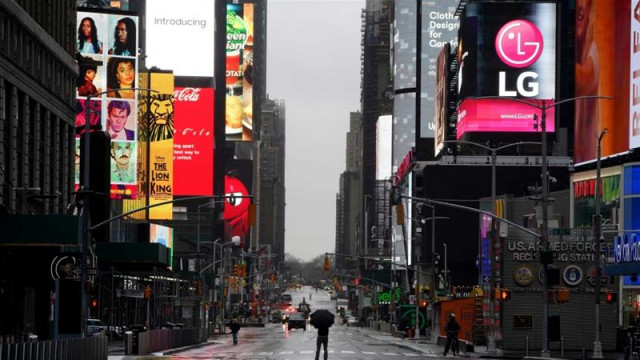 nyc amid lockdown photo reuters nyc amid lockdown photo reuters