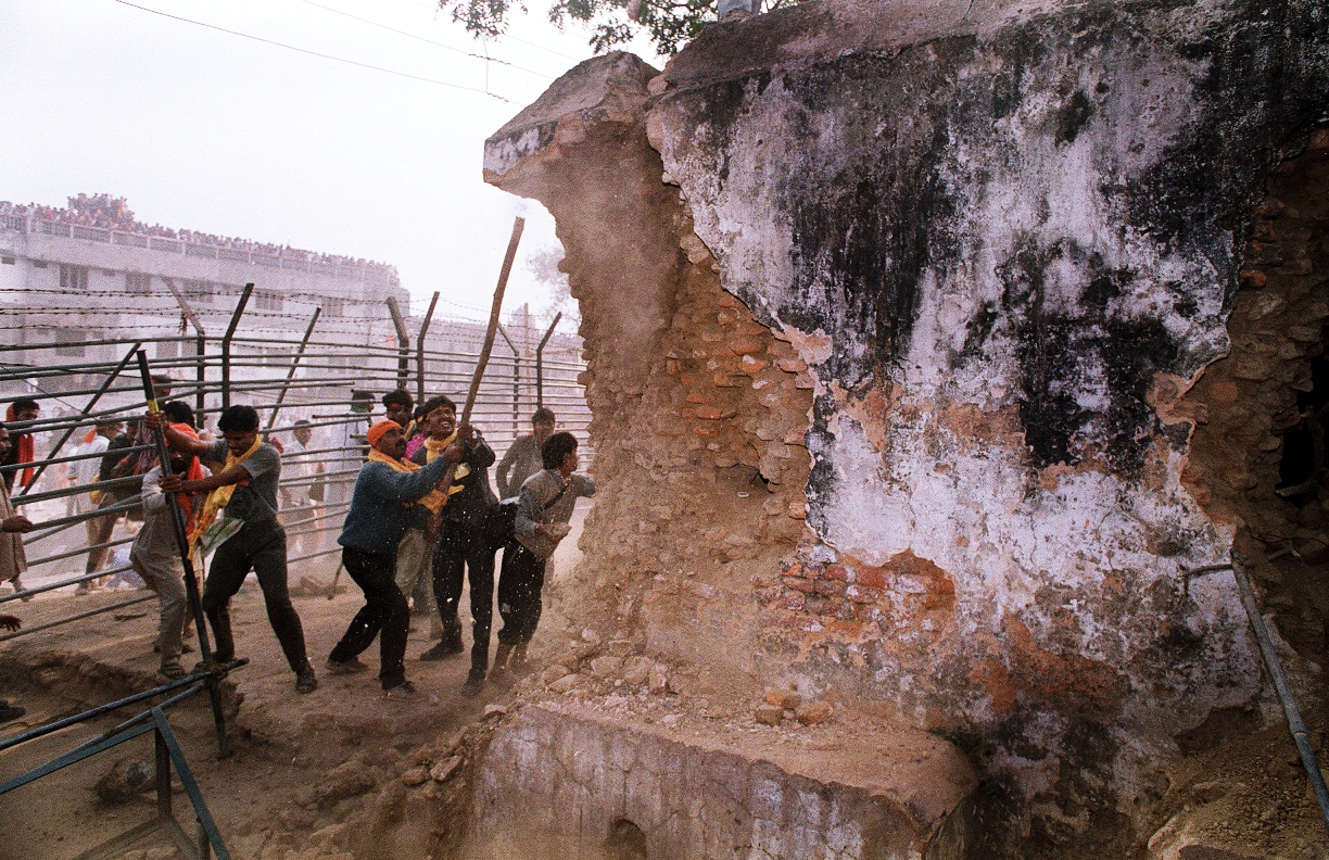 indian muslims to sue for debris of babri mosque