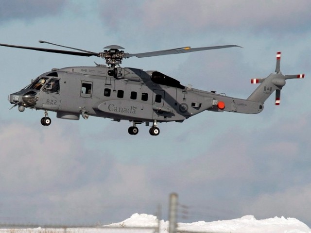 one body has been recovered and five remain missing after the cyclone helicopter went down pm trudeau says photo courtesy the canadian press