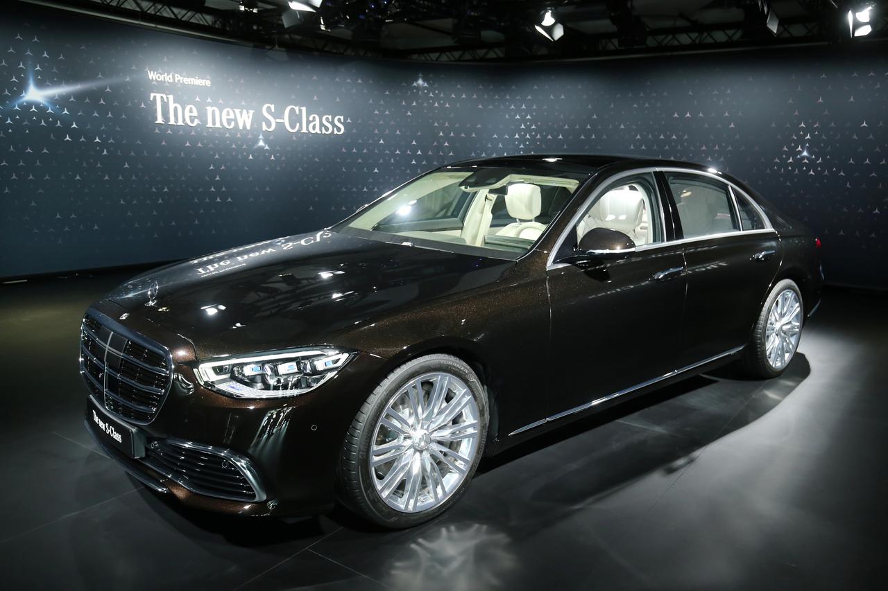 the new mercedes benz s class 500d is pictured during its presentation at the daimler production plant in sindelfingen near stuttgart germany september 2 2020 photo reuters