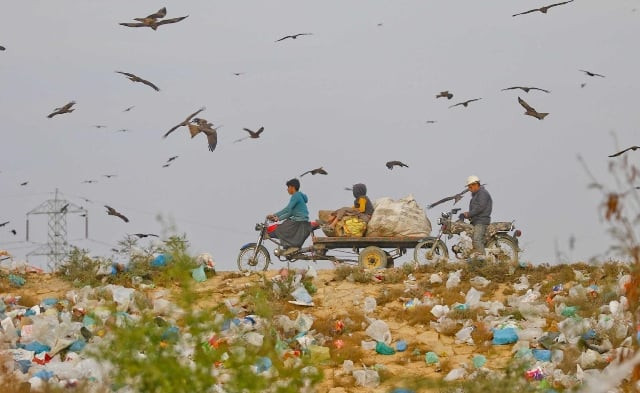 a view of kites flying over spread garbage near korangi area in karachi photo inp file a view of kites flying over spread garbage near korangi area in karachi photo inp file