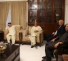 ghulam nabi bahrani father in law of faisal jatoi the co pilot first officer of the k2 airways boeing 737 cargo plane that crashed in the arabian sea sits with guests at his home in karachi pakistan july 8 2026 photo reuters