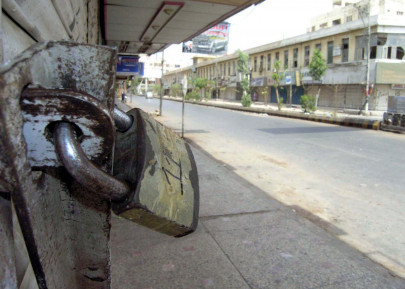 shutter down strike in quetta against sectarian violence shutter down strike in quetta against sectarian violence