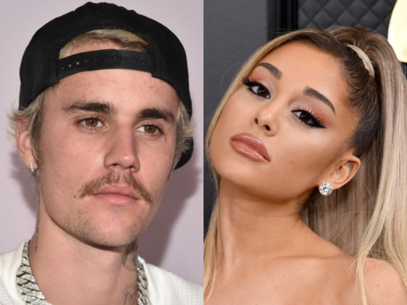 justin bieber ariana grande team up release song to benefit frontline workers