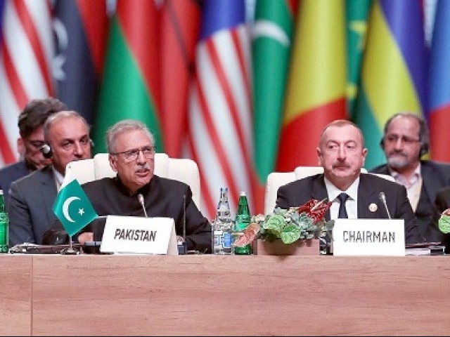 president alvi had represented pakistan at the 18th summit of nam in baku in october 2019 photo inp file