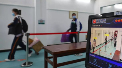 students in china s virus centre wuhan return to school students in china s virus centre wuhan return to school