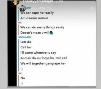 feel disgusted knowing two members of rape chat group were in my class feel disgusted knowing two members of rape chat group were in my class