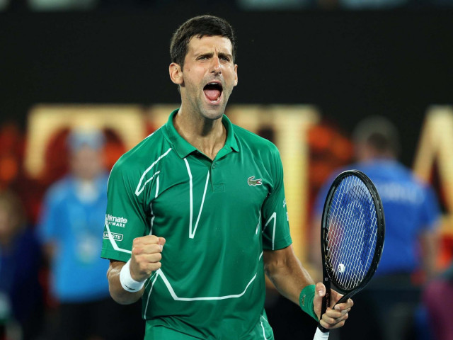 djokovic was in imperious form before the novel coronavirus pandemic brought the circuit to a halt in early march photo afp djokovic was in imperious form before the novel coronavirus pandemic brought the circuit to a halt in early march photo afp