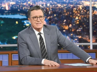 colbert is heading to middle earth