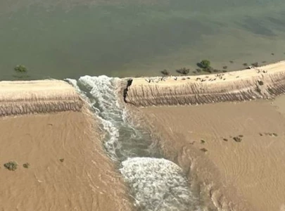 manchar lake dries sand replaces water