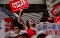 people attend a rally outside of el museo del barrio for the final public hearing and vote of new york city s rent guidelines board on rent stabilized apartments in new york city u s june 25 2026 photo reuters