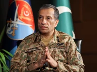 ahmed sharif chaudhry director general of inter services public relations ispr the media and public relations wing of the pakistan armed forces speaks during an interview with reuters in rawalpindi pakistan october 30 2026 photo reuters