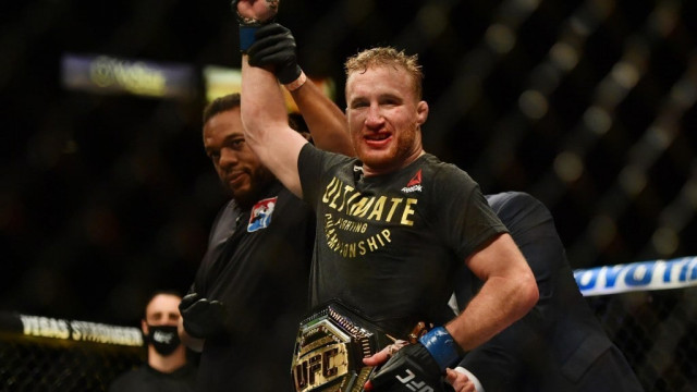 the win puts the 31 year old american in position to face khabib nurmagomedov later this year for the undisputed title photo afp the win puts the 31 year old american in position to face khabib nurmagomedov later this year for the undisputed title photo afp